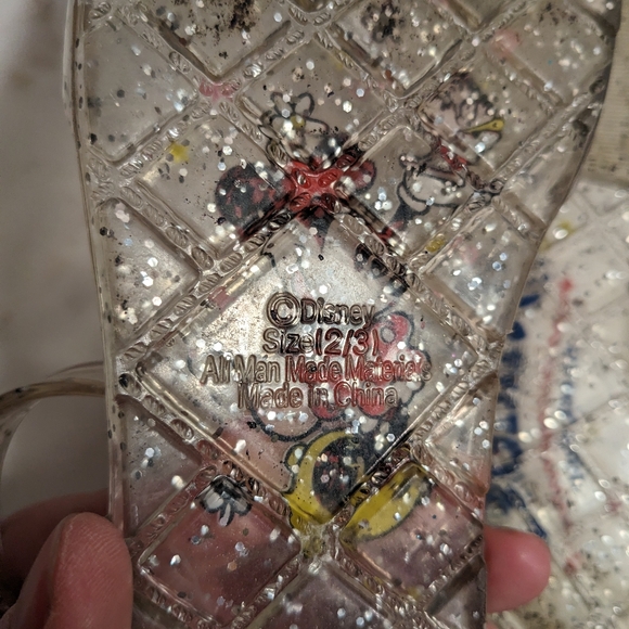 Disney "Minnie's Sweet Shop"Jelly Sandals 2-3 Big Kid VGUC - Picture 11 of 13